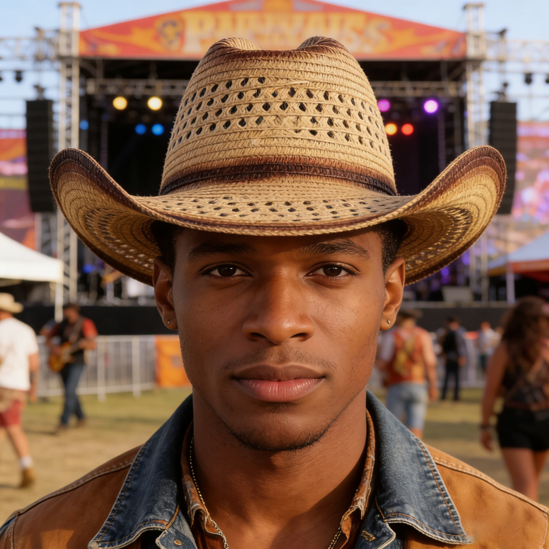 1PC Straw Western Cowboy Hat H - Cowboy Hat Straw 评论和价格
