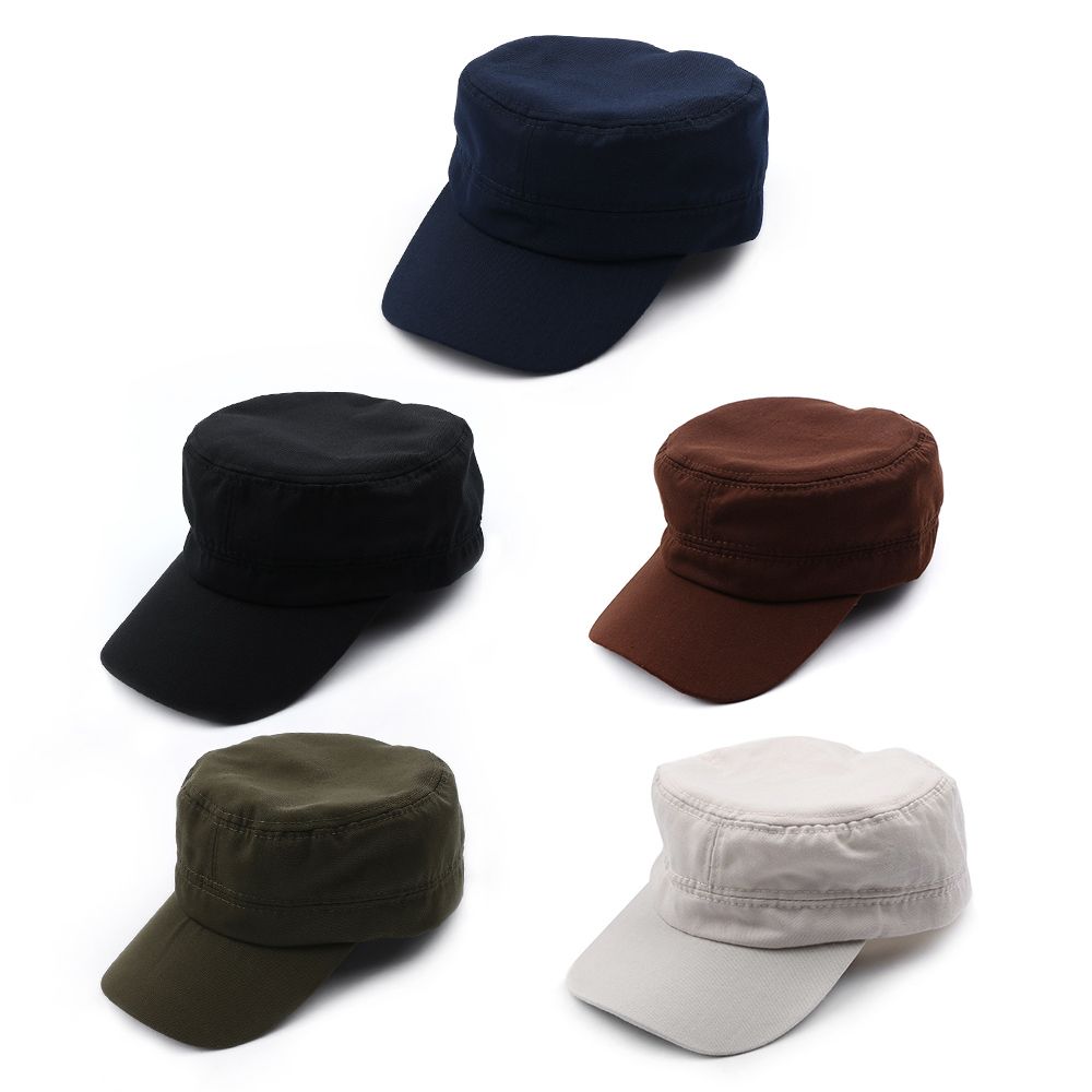 New Men Vintage Army Denim Bas - Snapback Hat Flat 评论和价格