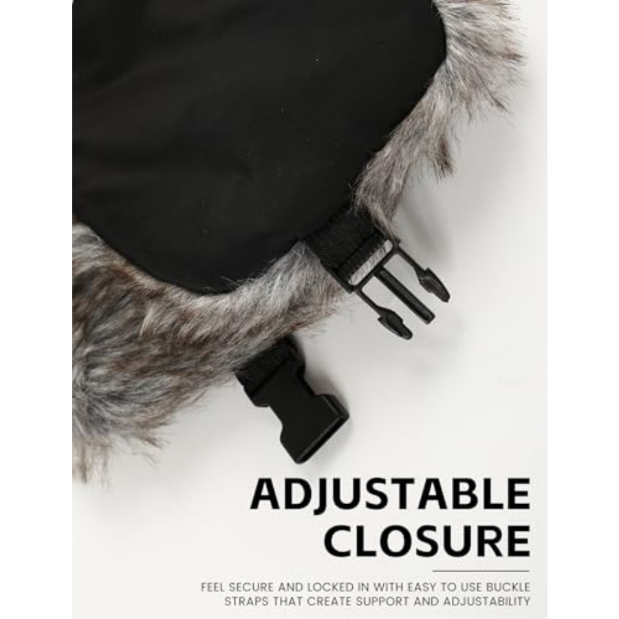 Buauty Fur Trapper Hat for Men - Trapper Hat Ear Flap 评论和价格