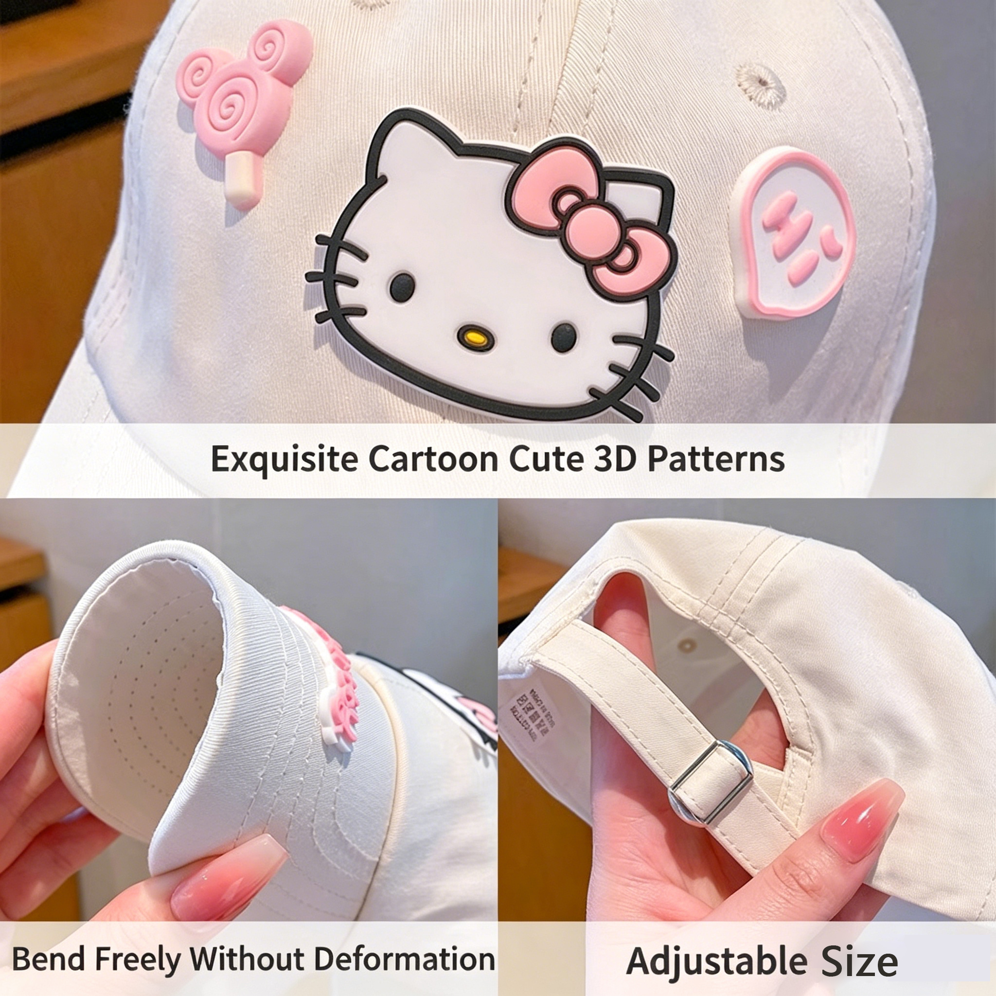 Hello Kitty Baseball Cap for T - Sun Hat Wide Brim 评论和价格
