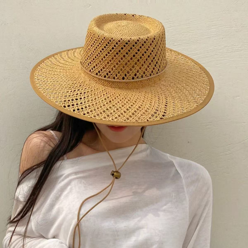 New Hand Woven Hollow Circular - Cowboy Hat Straw 评论和价格