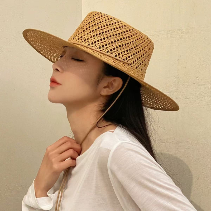 New Hand Woven Hollow Circular - Cowboy Hat Straw 评论和价格