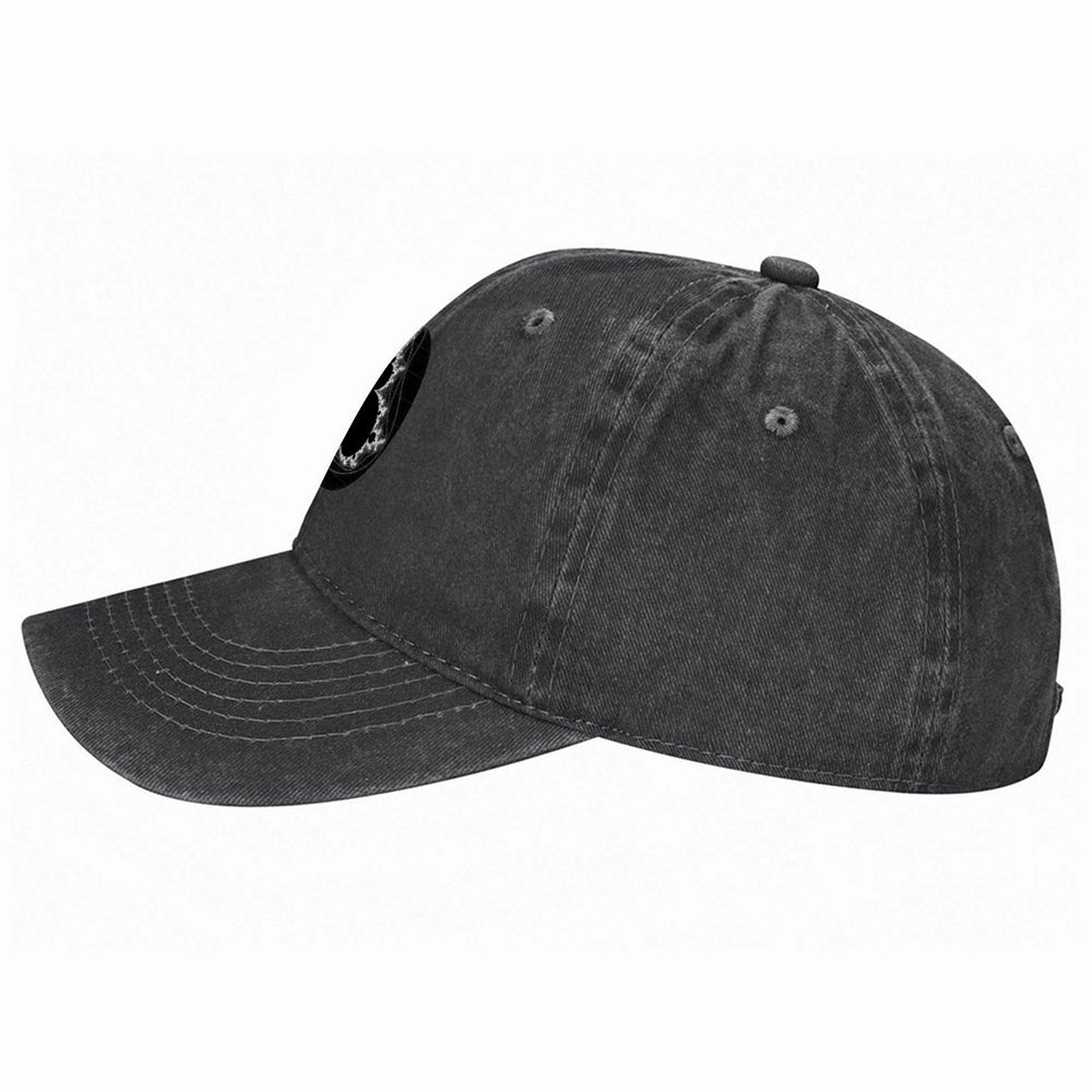 White - Linear Mandelbrot Base - Golf Cap Dad 评论和价格