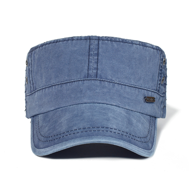 Unisex Four Seasons Washed Cot - Snapback Hat Flat 评论和价格