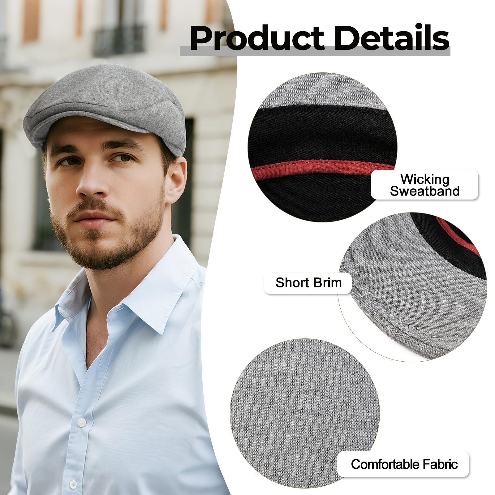 JGAGOUL Classic Newsboy Cap fo - Newsboy Cap Ivy 评论和价格
