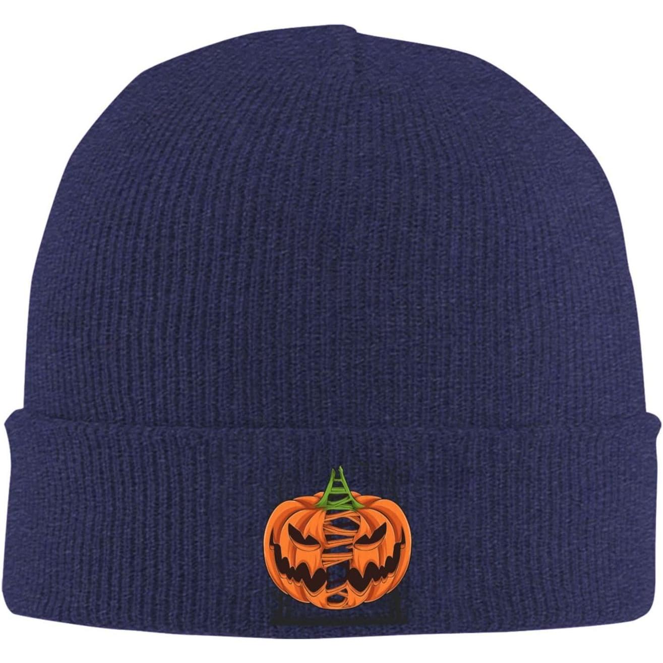 Scary Halloween Pumpkins with  - Beanie Cuffed Knit 评论和价格