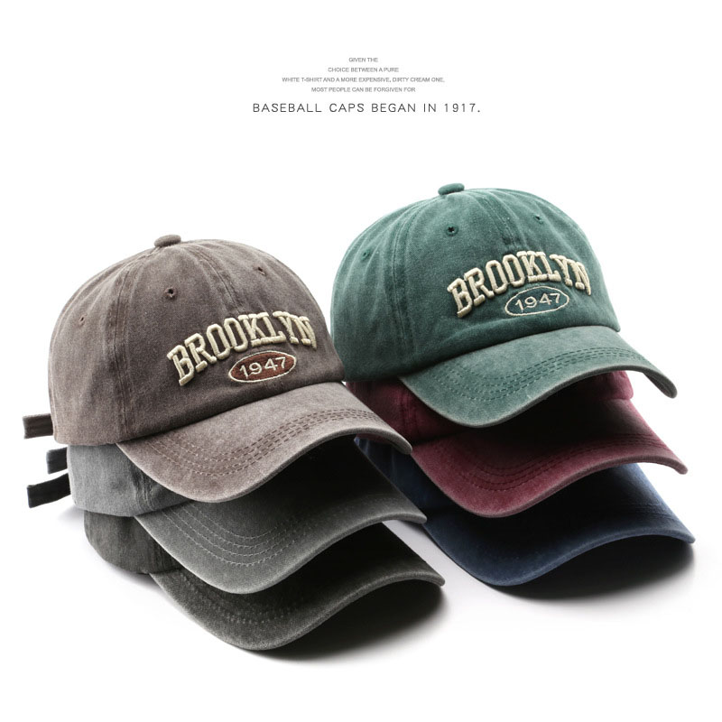 Retro brooklyn Letter Embroide - Baseball Cap Structured 评论和价格