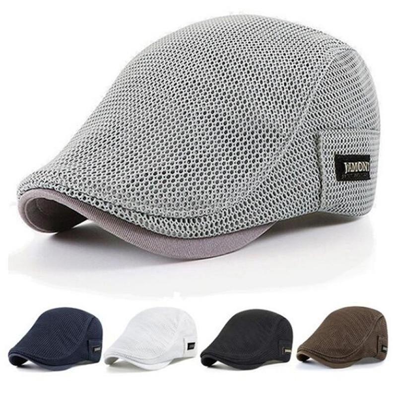 Mens Mesh Newsboy Beret Cabbie - Newsboy Cap Ivy 评论和价格