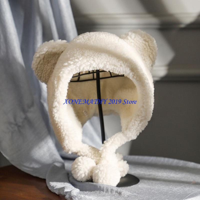 F42F Faux Fleece Plush Beanie  - Trapper Hat Ear Flap 评论和价格
