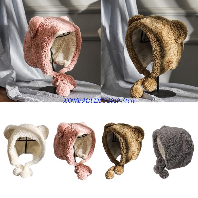 F42F Faux Fleece Plush Beanie  - Trapper Hat Ear Flap 评论和价格