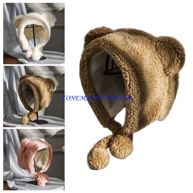 F42F Faux Fleece Plush Beanie  - Trapper Hat Ear Flap 评论和价格