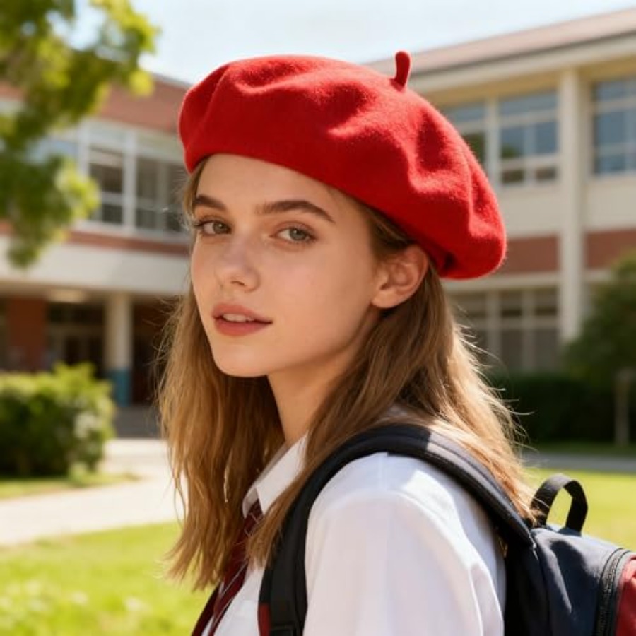 Women Beret Classic French Hat - Beret French Wool 评论和价格