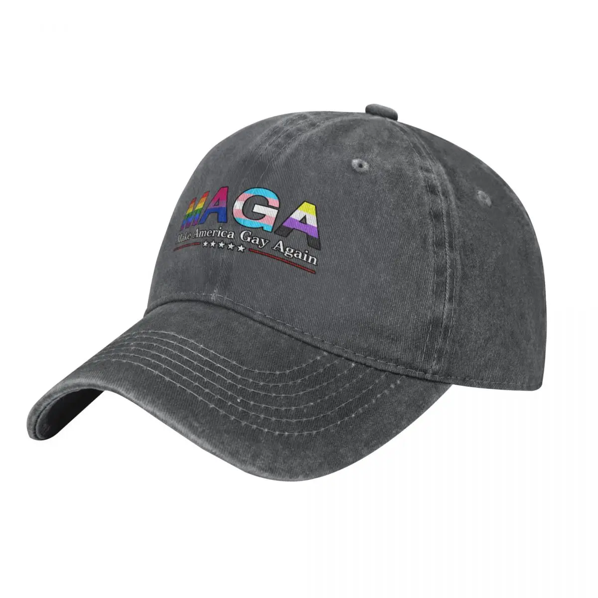 MAGA: Make America Gay Again w - Baseball Cap Structured 评论和价格