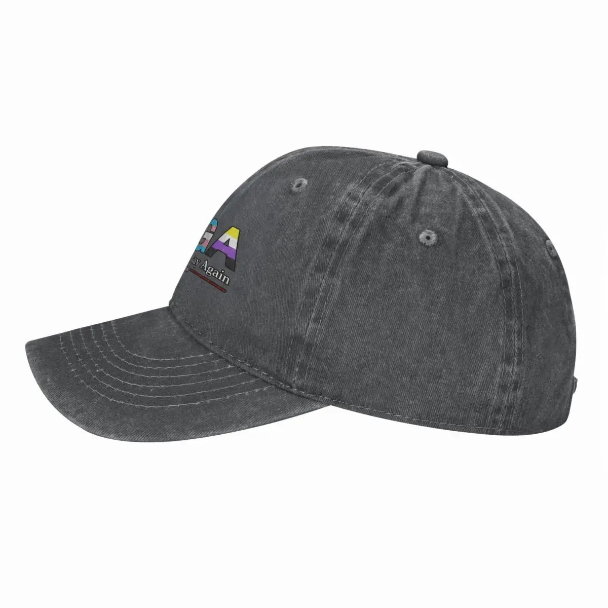MAGA: Make America Gay Again w - Baseball Cap Structured 评论和价格