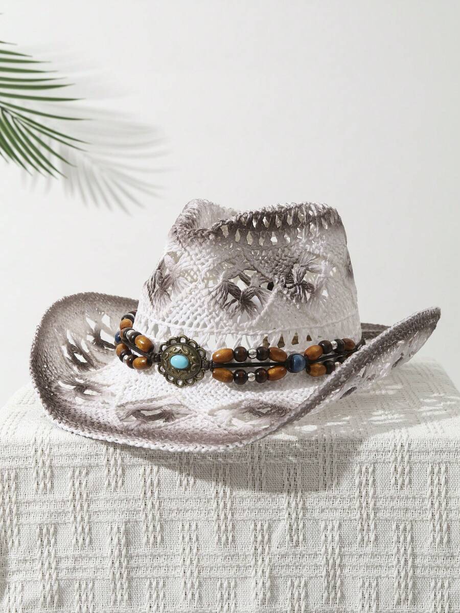 Hand Woven Straw Cowboy Hat Wi - Cowboy Hat Straw 评论和价格
