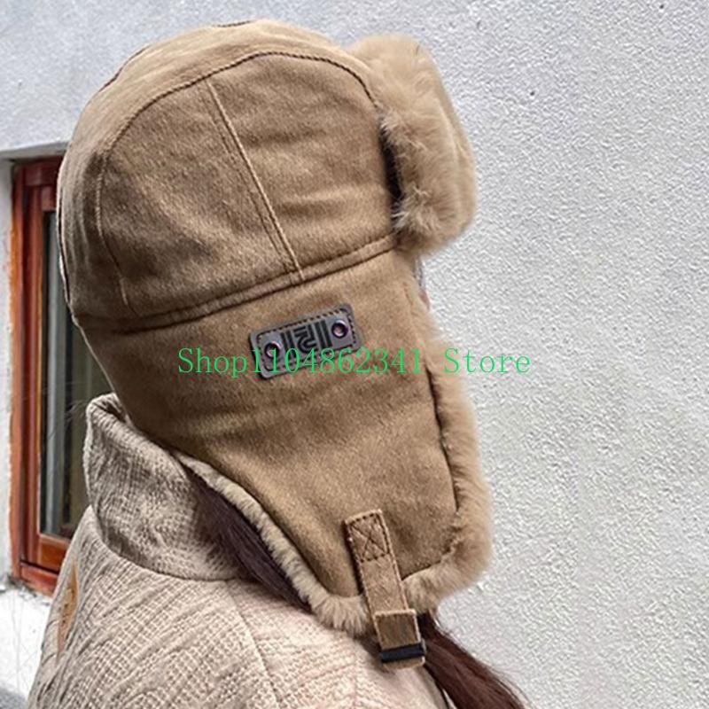 652F Adult Teens Windproof Ear - Winter Trapper Hat 评论和价格