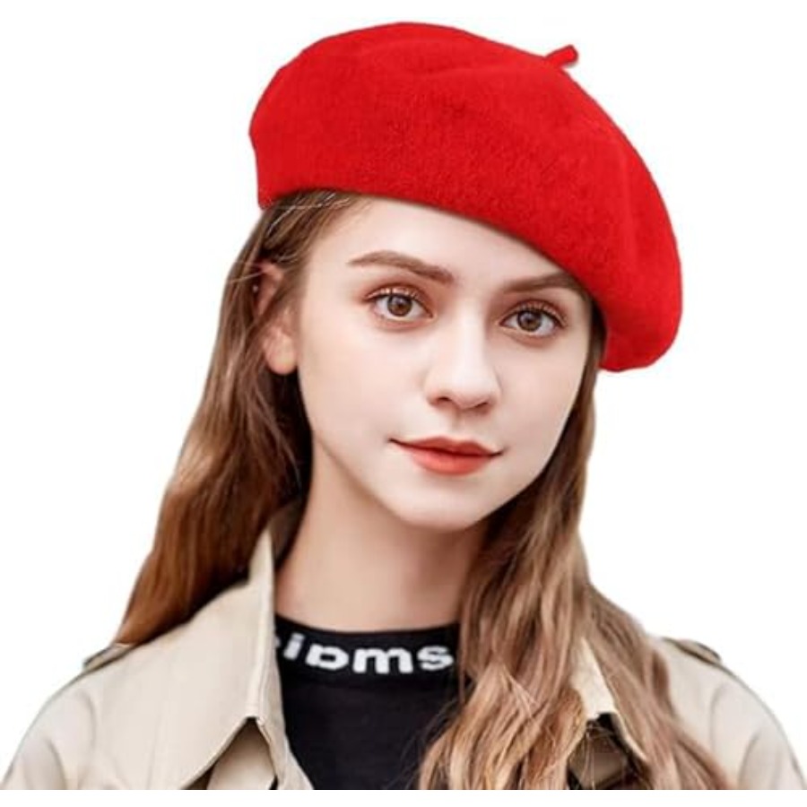 Women's Beret Hats Chic French - Beret French Wool 评论和价格