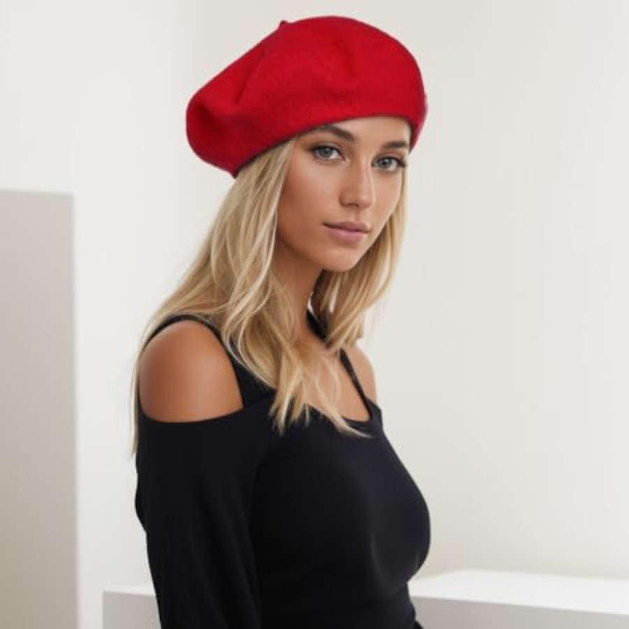 Women's Beret Hats Chic French - Beret French Wool 评论和价格