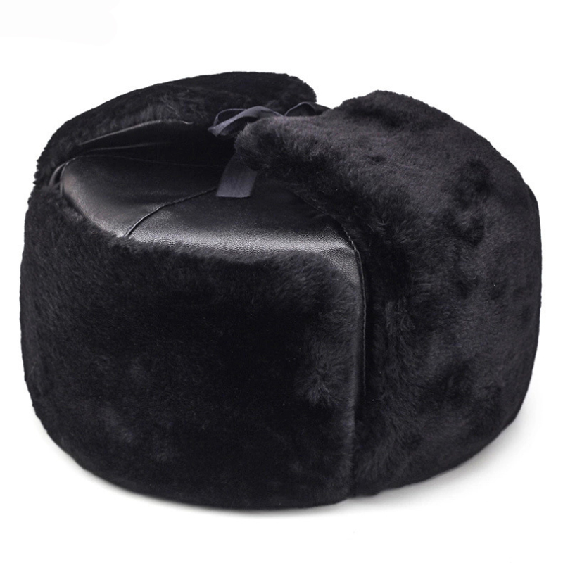 Warm Thick Russian Hat Men Arm - Trapper Hat Ear Flap 评论和价格