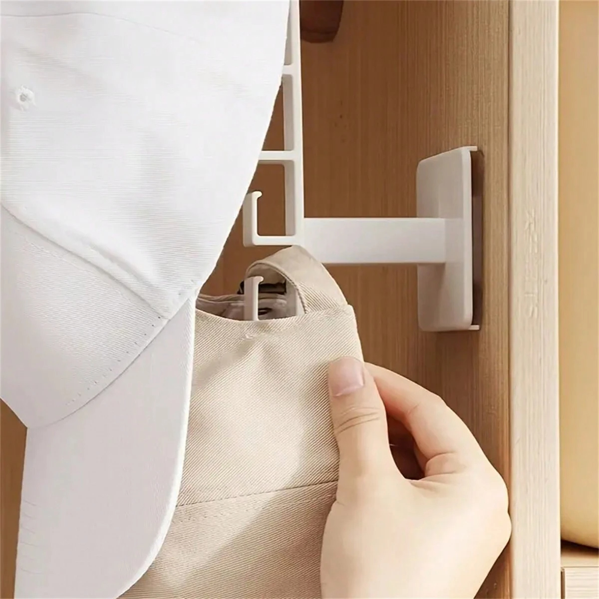 1/2/4Pcs Punch Free Hat Hanger - Baseball Cap Structured 评论和价格