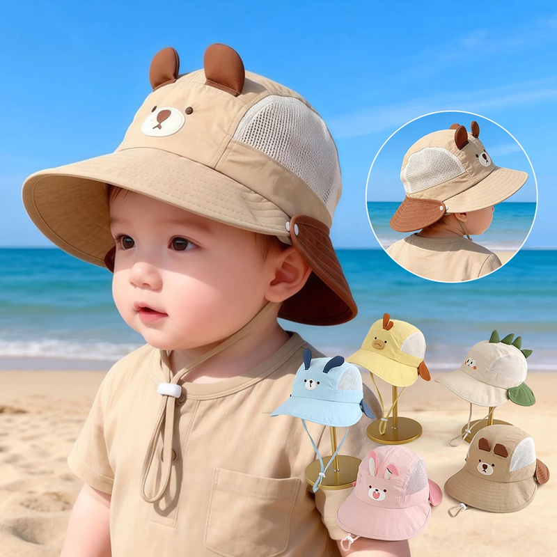 Cartoon Sunshade Baby Beach Ha - Visor Sun Hat 评论和价格