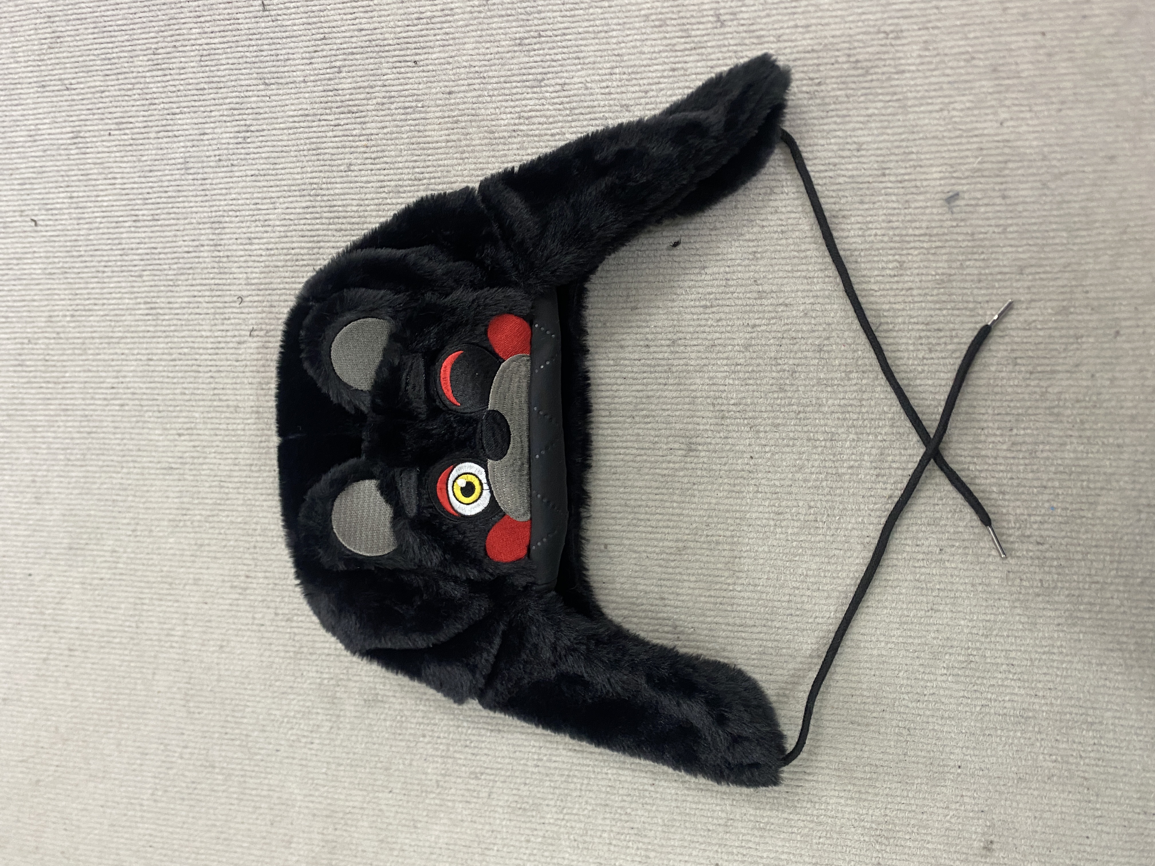 Y2K E-Girl Cute Bear Plush Tra - Winter Trapper Hat 评论和价格