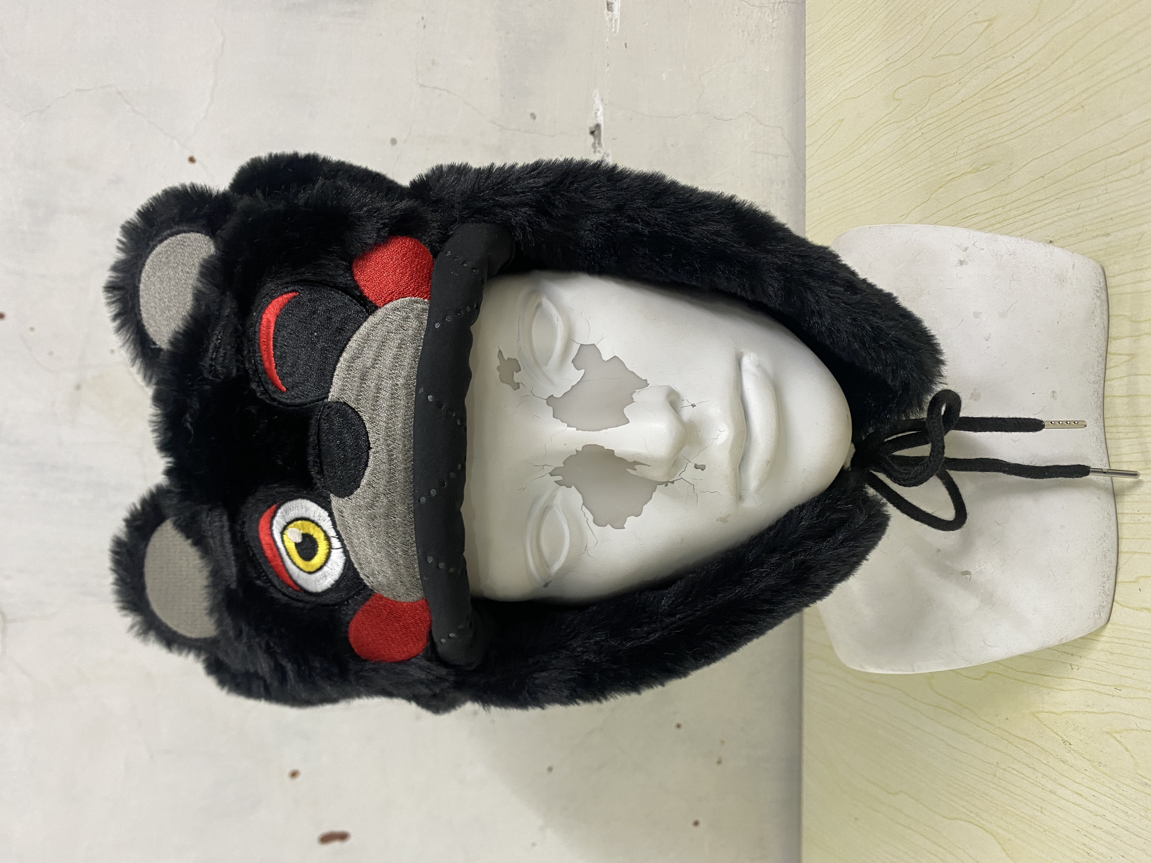 Y2K E-Girl Cute Bear Plush Tra - Winter Trapper Hat 评论和价格