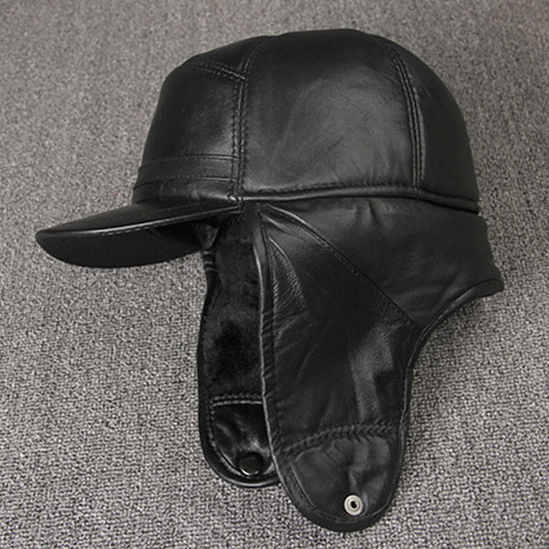 SILOQIN Men's Genuine Leather  - Winter Trapper Hat 评论和价格