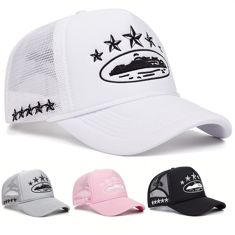 Mesh Print Trucker Snapback Ca - Trucker Cap Mesh 评论和价格