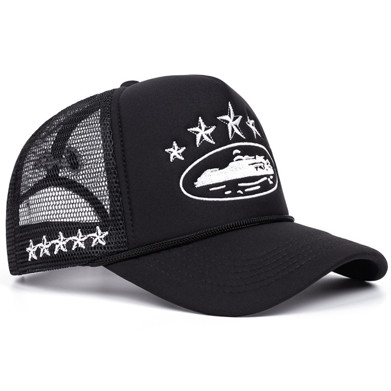 Mesh Print Trucker Snapback Ca - Trucker Cap Mesh 评论和价格