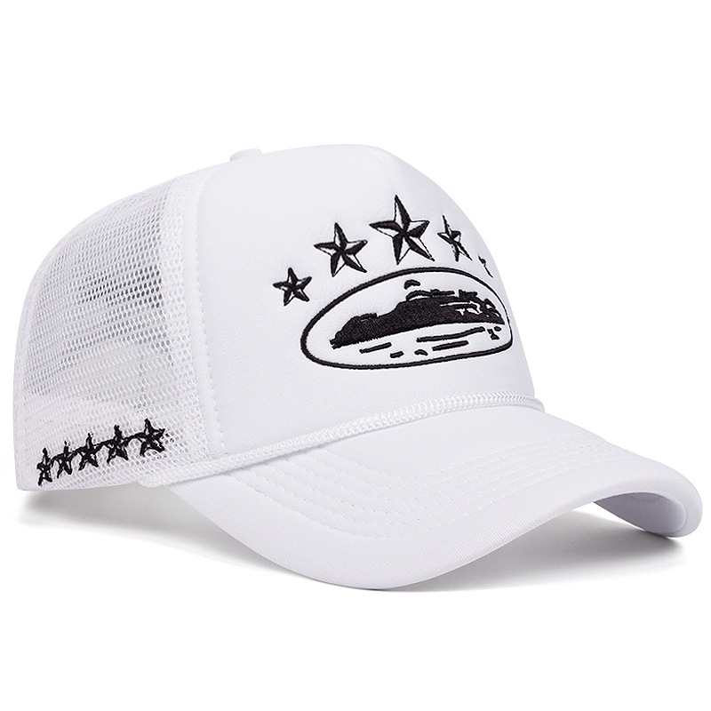 Mesh Print Trucker Snapback Ca - Trucker Cap Mesh 评论和价格