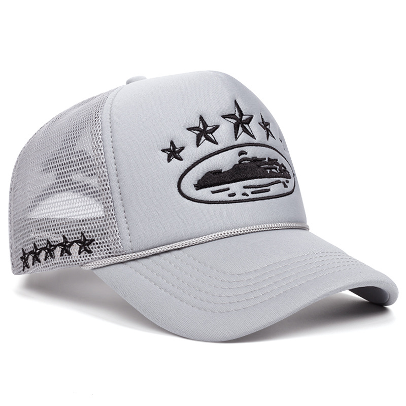 Mesh Print Trucker Snapback Ca - Trucker Cap Mesh 评论和价格