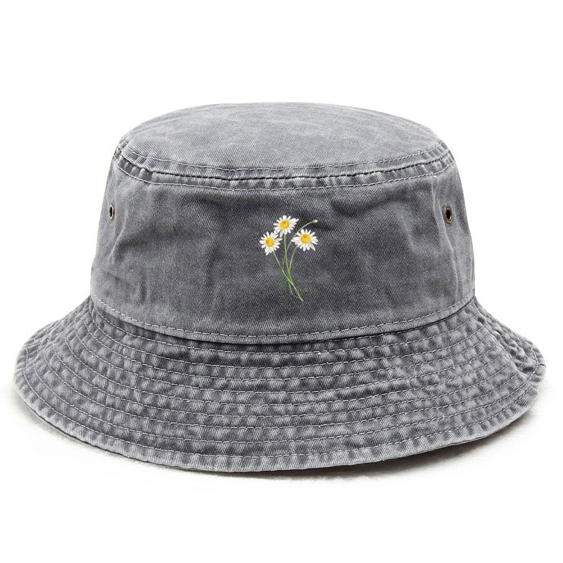 Customize Flower Cotton Washed - Bucket Hat Cotton 评论和价格