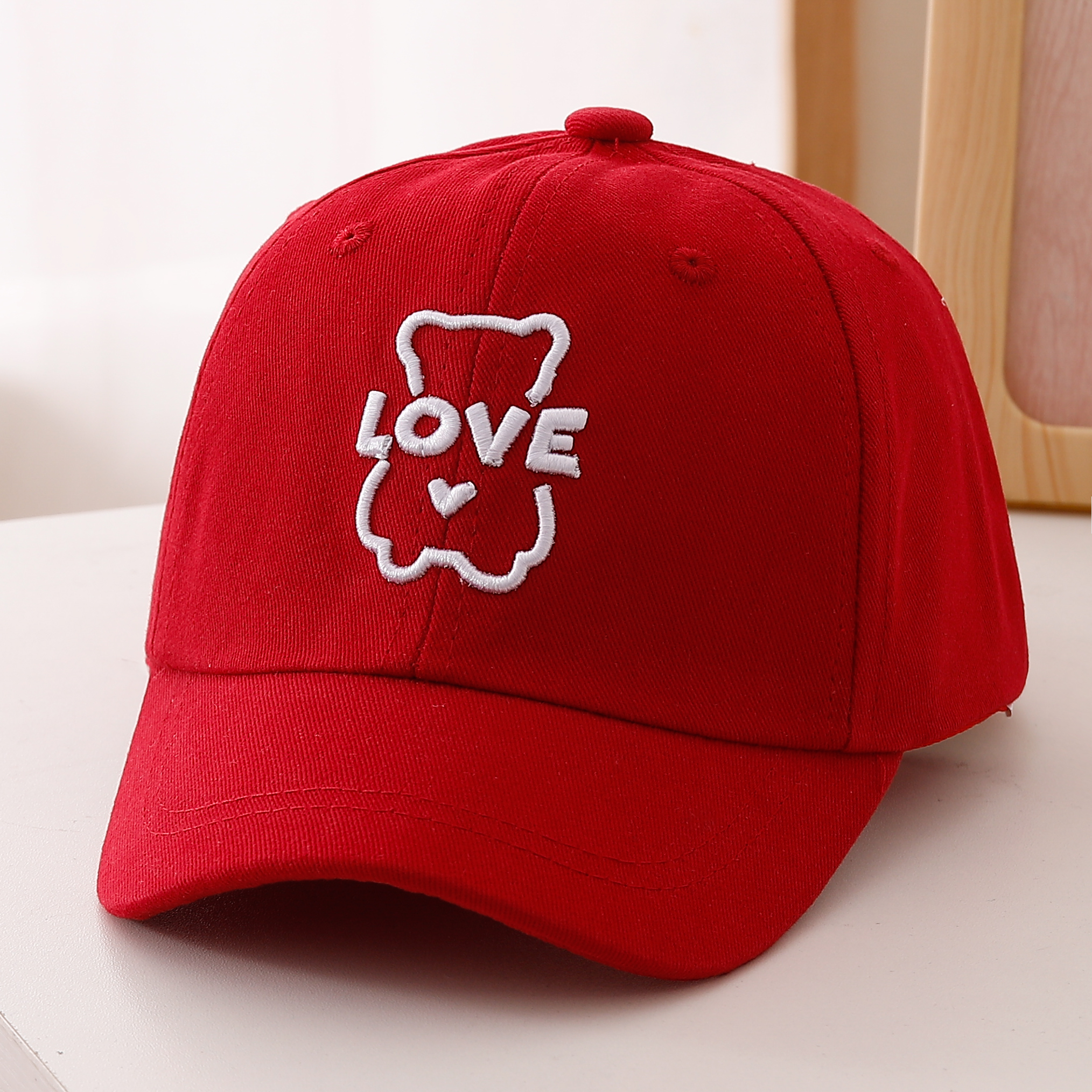 Simple and cute hollow-profile - Baseball Cap Structured 评论和价格